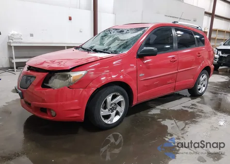 2005 Pontiac Vibe z USA, uszkodzony, nr VIN 5Y2SM63845Z406870